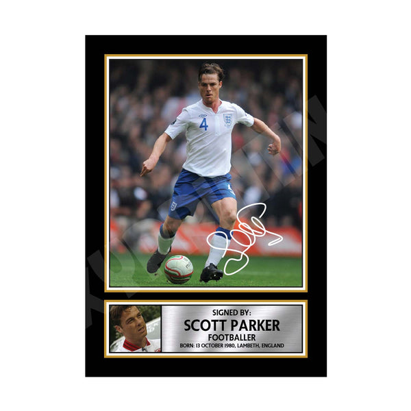 SCOTT PARKER Football Player Printed Signature Print