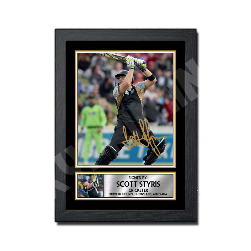 SCOTT STYRIS Limited Edition Cricketer Signed Print - Cricket Player
