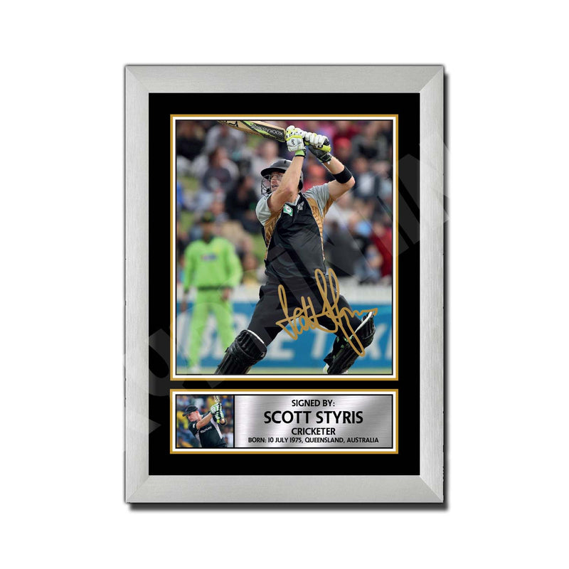 SCOTT STYRIS Limited Edition Cricketer Signed Print - Cricket Player