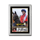 SEB SANDERS 2 Limited Edition Horse Racer Signed Print - Horse Racing