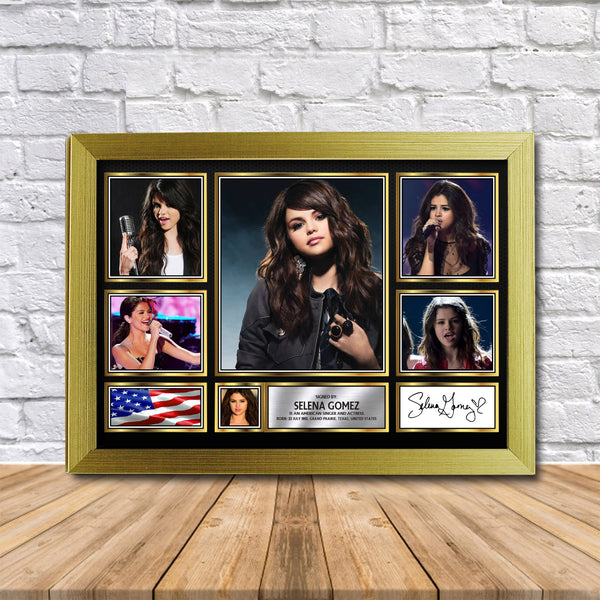 Selena Gomez Printed Signature Print 2