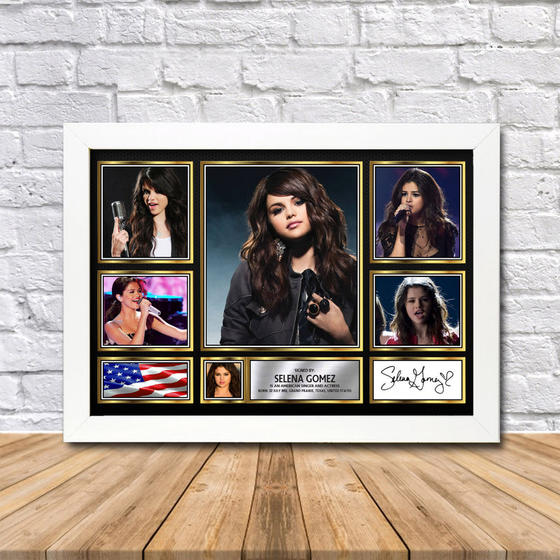 Selena Gomez Limited Edition Signed Print 2