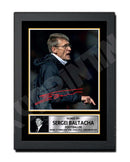 SERGEI BALTACHA Limited Edition Football Player Signed Print - Football