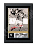 SERGEI BALTACHA 2 Limited Edition Football Player Signed Print - Football