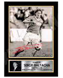 SERGEI BALTACHA 2 Limited Edition Football Player Signed Print - Football