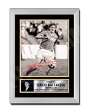 SERGEI BALTACHA 2 Limited Edition Football Player Signed Print - Football