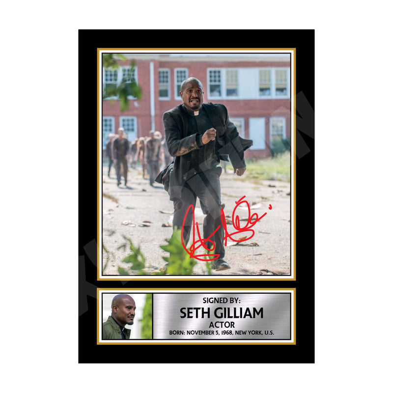 SETH GILLIAM 2 Limited Edition Walking Dead Signed Print