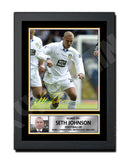 SETH JOHNSON Limited Edition Football Player Signed Print - Football