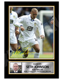 SETH JOHNSON Limited Edition Football Player Signed Print - Football