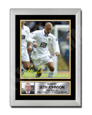 SETH JOHNSON Limited Edition Football Player Signed Print - Football