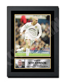 SETH JOHNSON 2 Limited Edition Football Player Signed Print - Football