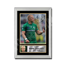 SHANE GERAGHTY 2 Limited Edition Rugby Player Signed Print - Rugby