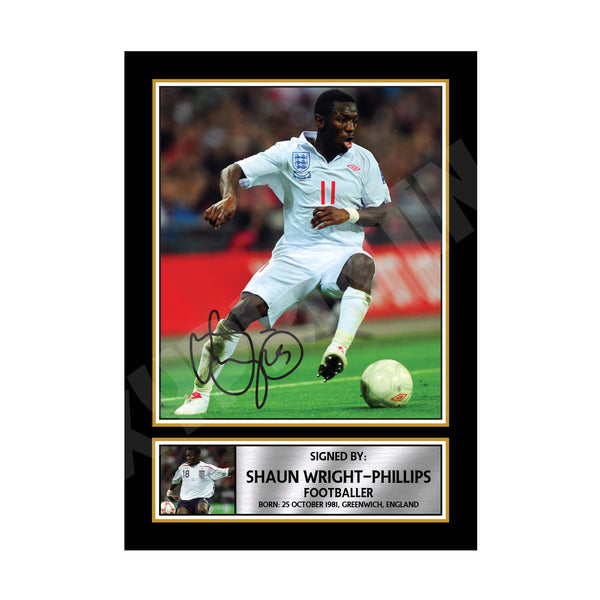 SHAUN WRIGHT-PHILLIPS Football Player Printed Signature Print