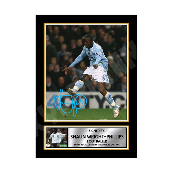 SHAUN WRIGHT-PHILLIPS 2 Football Player Printed Signature Print
