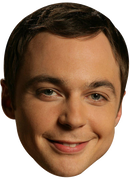 Sheldon Big Bang Theory Celebrity Face Mask Fancy Dress Cardboard Costume Mask