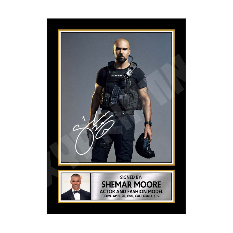 SHEMAR MOORE 2 Limited Edition Tv Show Signed Print