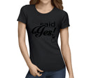 She Said Yes Black Hen T-Shirt - Any Name - Party Tee