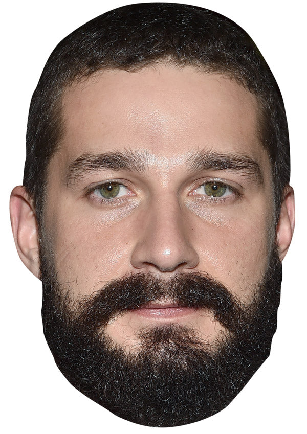 Shia Labeouf Face Mask – Fancy Dress Cardboard Costume Mask