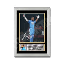 SHIKHAR DHAWAN Limited Edition Cricketer Signed Print - Cricket Player