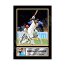 SHIKHAR DHAWAN 2 Limited Edition Cricketer Signed Print - Cricket Player