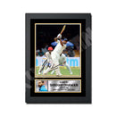 SHIKHAR DHAWAN 2 Limited Edition Cricketer Signed Print - Cricket Player