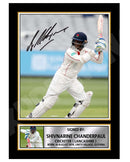 SHIVNARINE CHANDERPAUL LANCASHIRE Limited Edition Cricketer Signed Print - Cricket Player