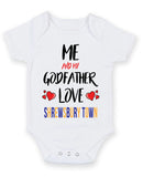 Me and My Godfather Love SHREWSBURY TOWN Personalised FOOTBALL TEAM Baby Grow