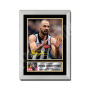 SIDEBOTTOM signature 2 Limited Edition Cricketer Signed Print - Cricket Player