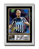 SIEM DE JONG (1) Limited Edition Football Player Signed Print - Football