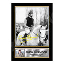 SIMON SHERWOOD 2 Limited Edition Horse Racer Signed Print - Horse Racing