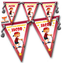 SKATEBOARD SCCOTER Bunting Premium Party Decorations  (Standard Bunting (14.8cm X 21cm))
