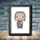 Personalised Snape Word Art Poster Print - Inspired By Pop Figures