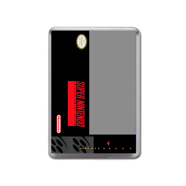 Snes Horizantal Bitbox Template Copy - SNES GAME inspired Retro Gaming Magnet