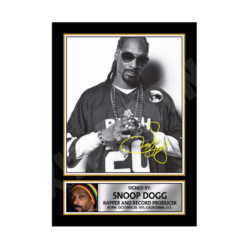 SNOOP DOGG 2 Limited Edition Music Signed Print