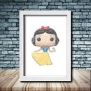 Personalised Snow White Word Art Poster Print - Inspired By Pop Figures