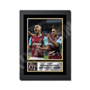 SOFIANE FEGHOULI _ MANUEL LANZINI (1) Limited Edition Football Player Signed Print - Football