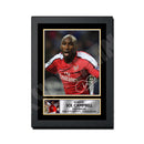 SOL CAMPBELL 2 Limited Edition Football Player Signed Print - Football