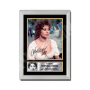 SOPHIA LOREN (1) Limited Edition Tv Show Signed Print