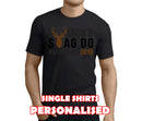 Stag 'A' Colour Custom Stag T-Shirt - Any Name - Party Tee