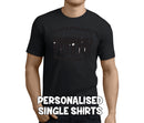 Stag Party Suits Black Custom Stag T-Shirt - Any Name - Party Tee