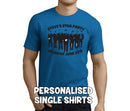 Stag Party Suits Black Custom Stag T-Shirt - Any Name - Party Tee