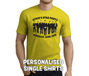 Stag Party Suits Black Custom Stag T-Shirt - Any Name - Party Tee