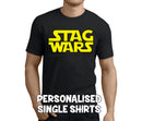 Stag Wars Force Colour Custom Stag T-Shirt - Any Name - Party Tee
