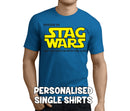 Stag Wars Force Colour Custom Stag T-Shirt - Any Name - Party Tee