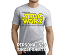 Stag Wars Force Colour Custom Stag T-Shirt - Any Name - Party Tee