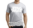 Stag Wars Force White Custom Stag T-Shirt - Any Name - Party Tee