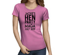 Standard Hen Black Hen T-Shirt - Any Name - Party Tee