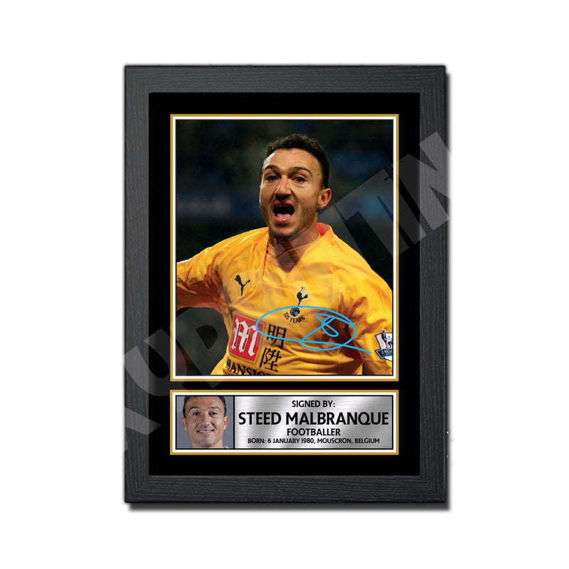 STEED MALBRAQUE Limited Edition Football Player Signed Print - Football