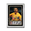 STEED MALBRAQUE Limited Edition Football Player Signed Print - Football