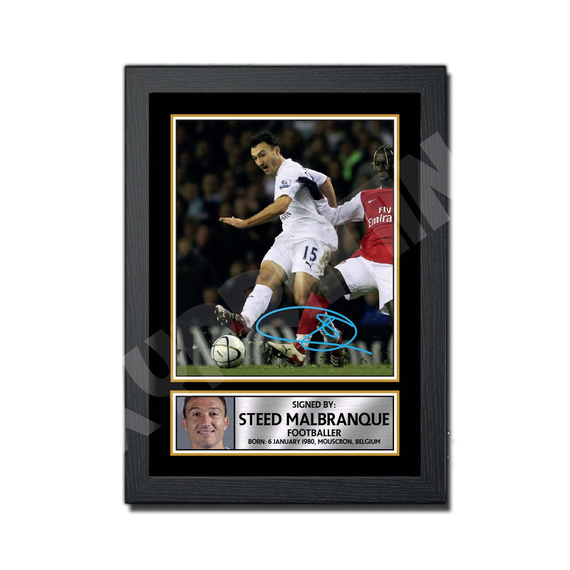 STEED MALBRAQUE 2 Limited Edition Football Player Signed Print - Football